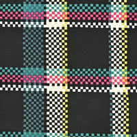 [Fabric Sample] Shopper Check 100% Cotton Oxford - KOKKA Original Design