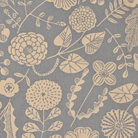Linnea Flower Cameo Cotton Oxford - KOKKA Original Design