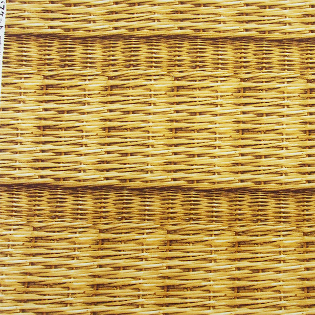 Basket Print Cotton Lightweight Canvas - KOKKA Original Design
