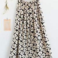 [Fabric Sample] Linnea Flower Cotton Oxford - KOKKA Original Design